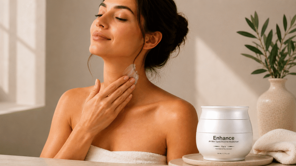 How to Fix Over Exfoliated Skin and Repair the Barrier 3 Moisturizer Model