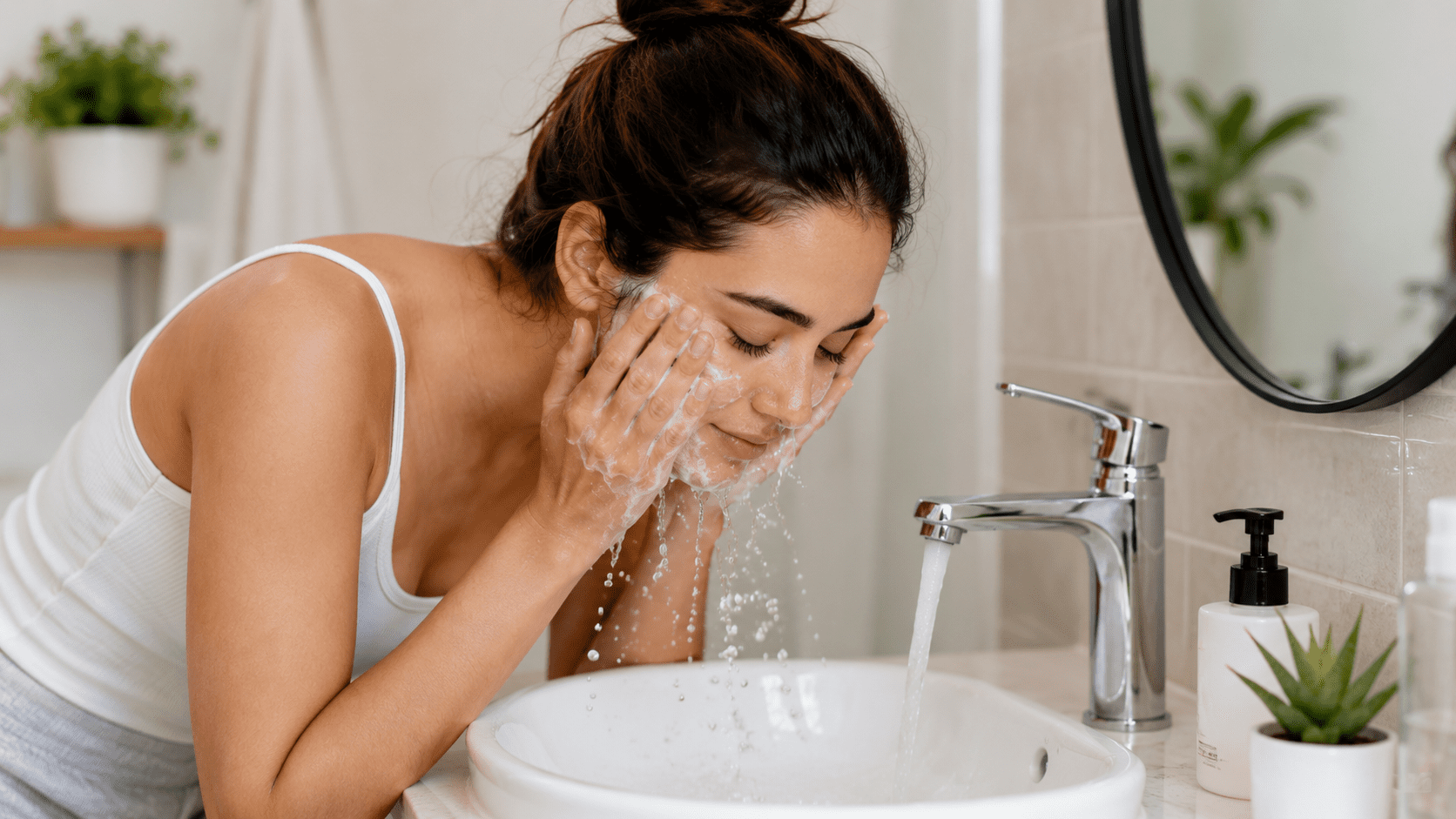 washing your face too much can cause acne