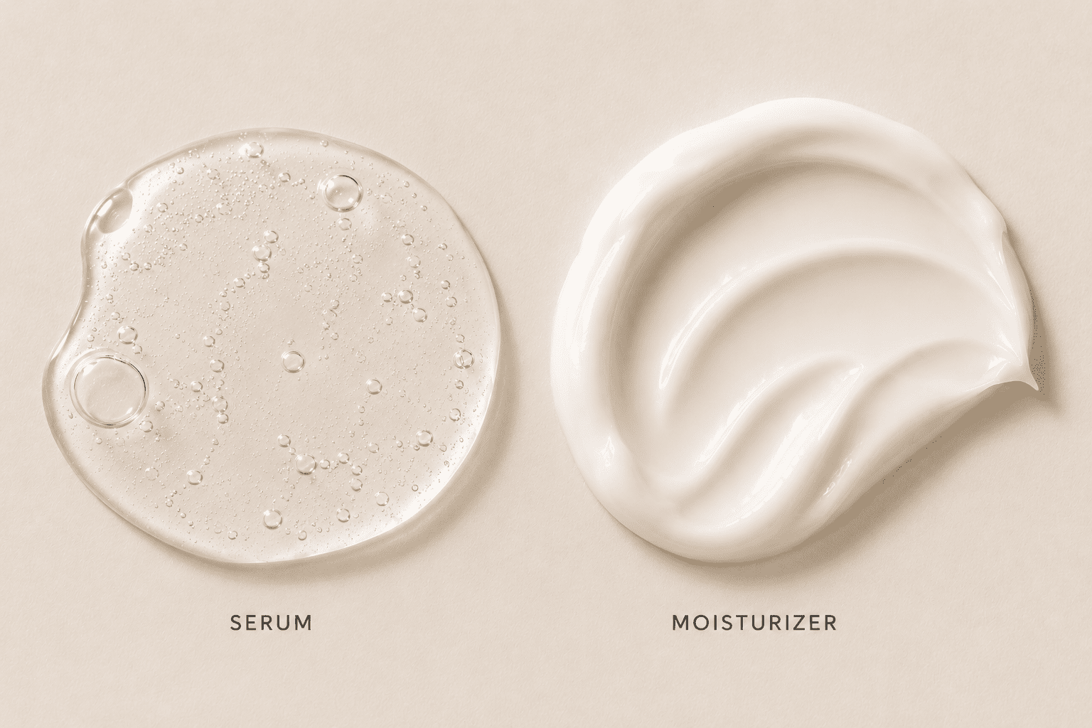 serum vs moisturizer