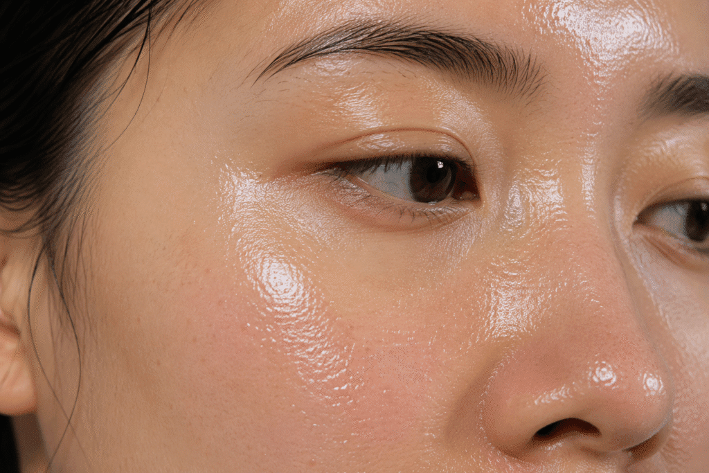 what causes greasy skin