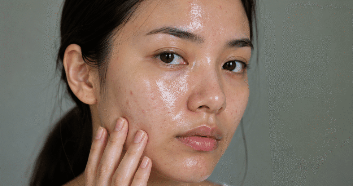 What causes greasy skin