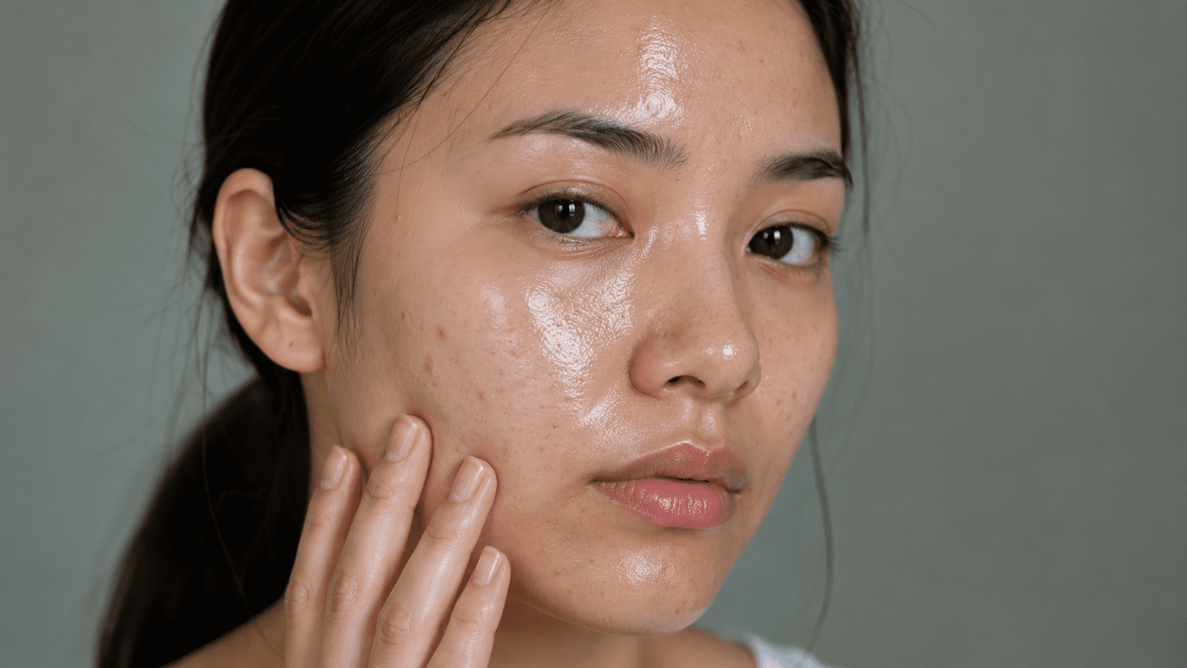 What causes greasy skin