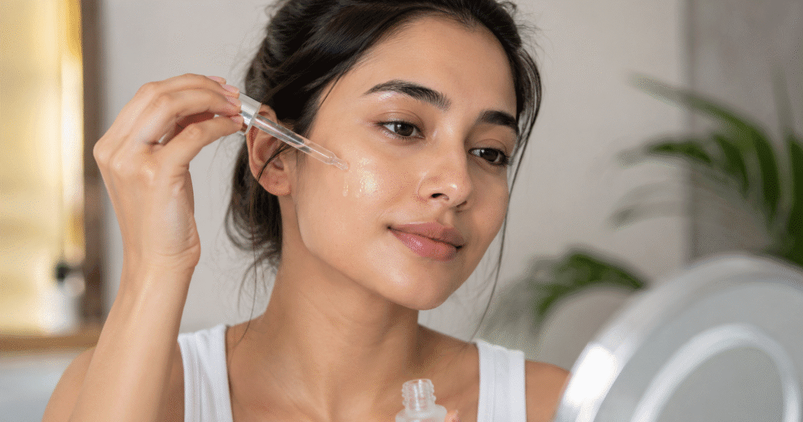 Pore minimizing serum