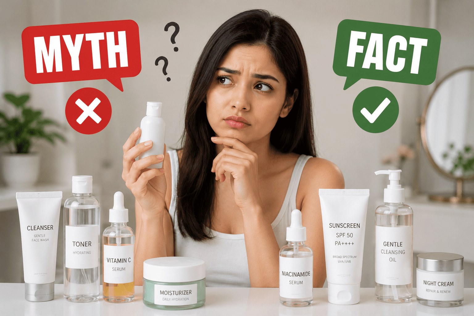 skincare myths