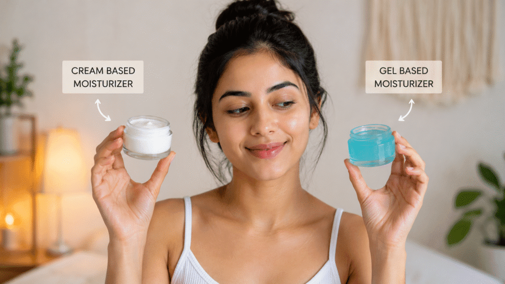 gel vs cream moisturizer​