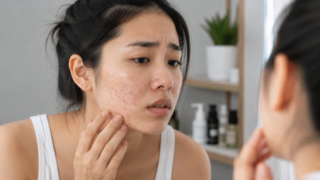 How long does skin purging last​