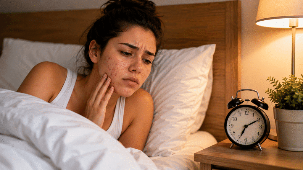 Can lack of sleep cause acne