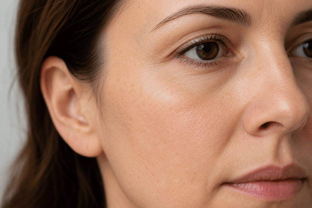 Early stage of skin aging