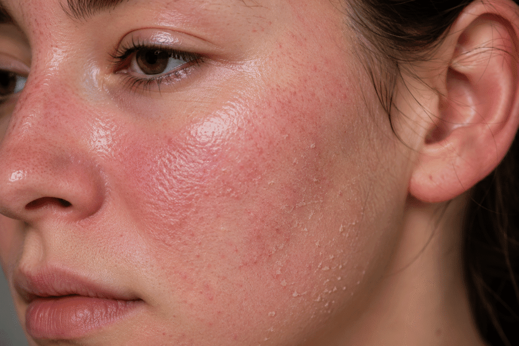 Why Is My Face Red After Skincare? Causes and Fixes 3 Visible signs of a damaged skin barrier