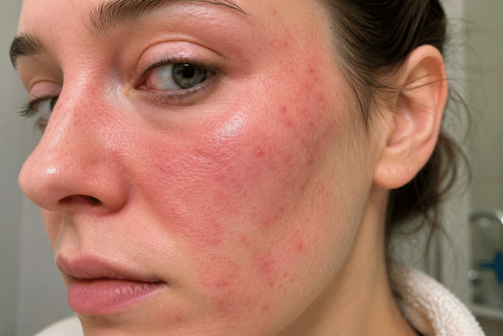 Why Is My Face Red After Skincare? Causes and Fixes 7 Allergic reaction from skincare products