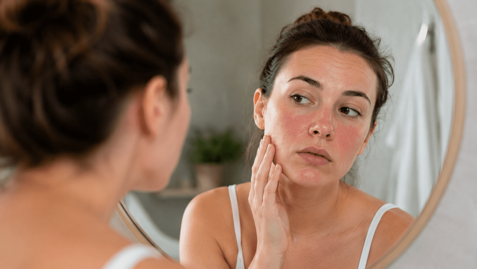 why is my face red after skincare​