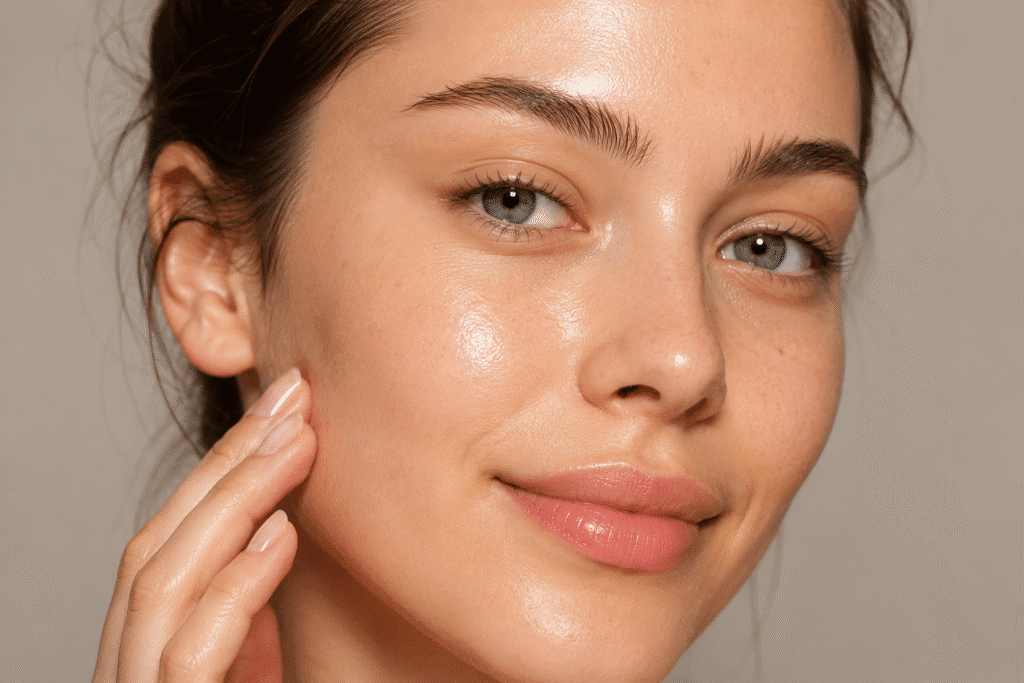 How Often Should You Moisturize Your Face? 2 Photo of a face with a healthy skin barrier