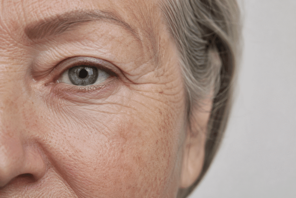 Can Your Skin Type Change? 2 Close up photo of an aging skin