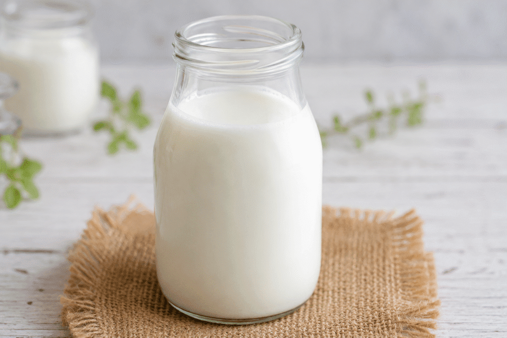Does Coffee Cause Acne? Let's Investigate 3 Glass jar filled with fresh milk