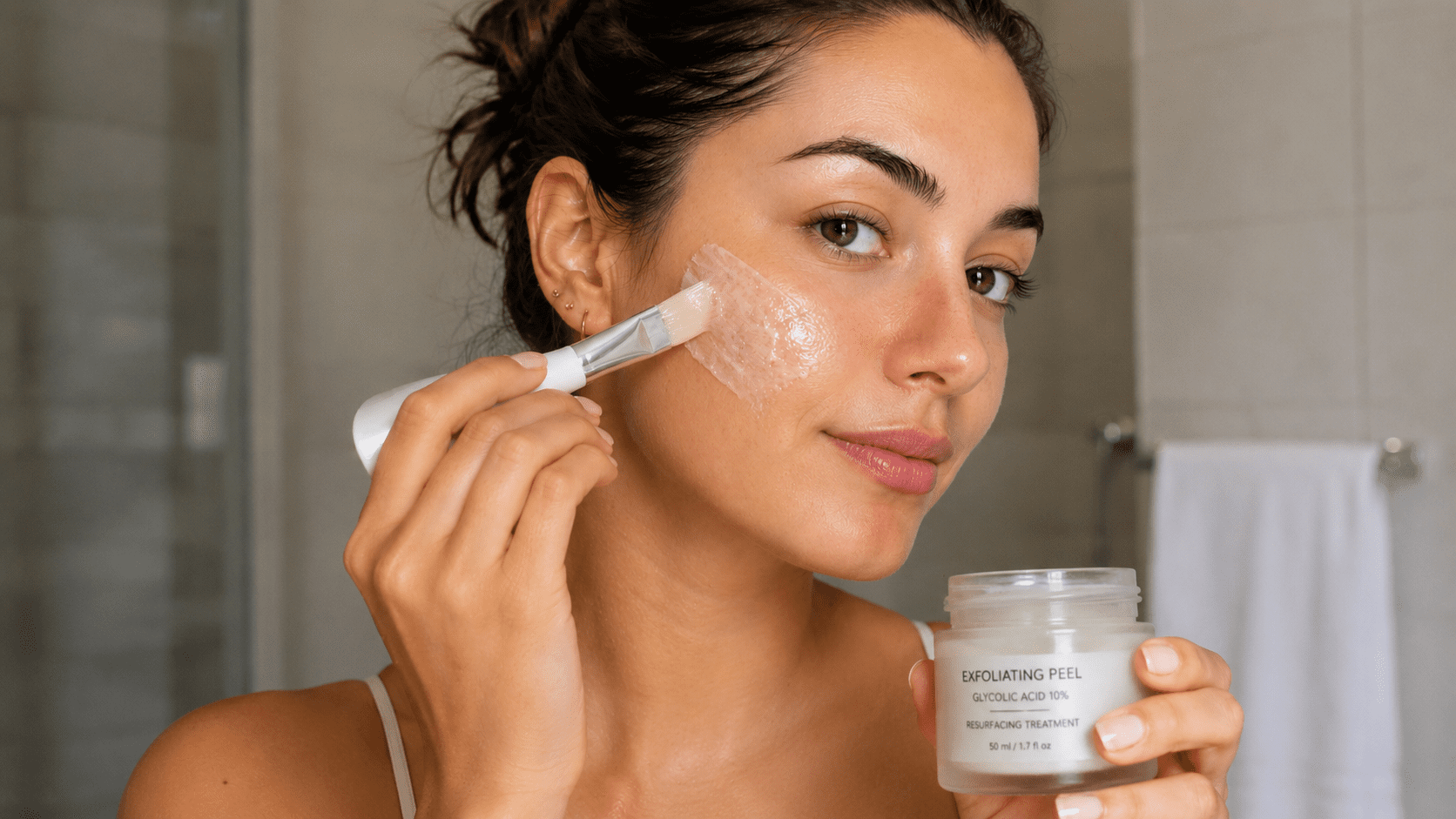 Chemical peel for sun damage