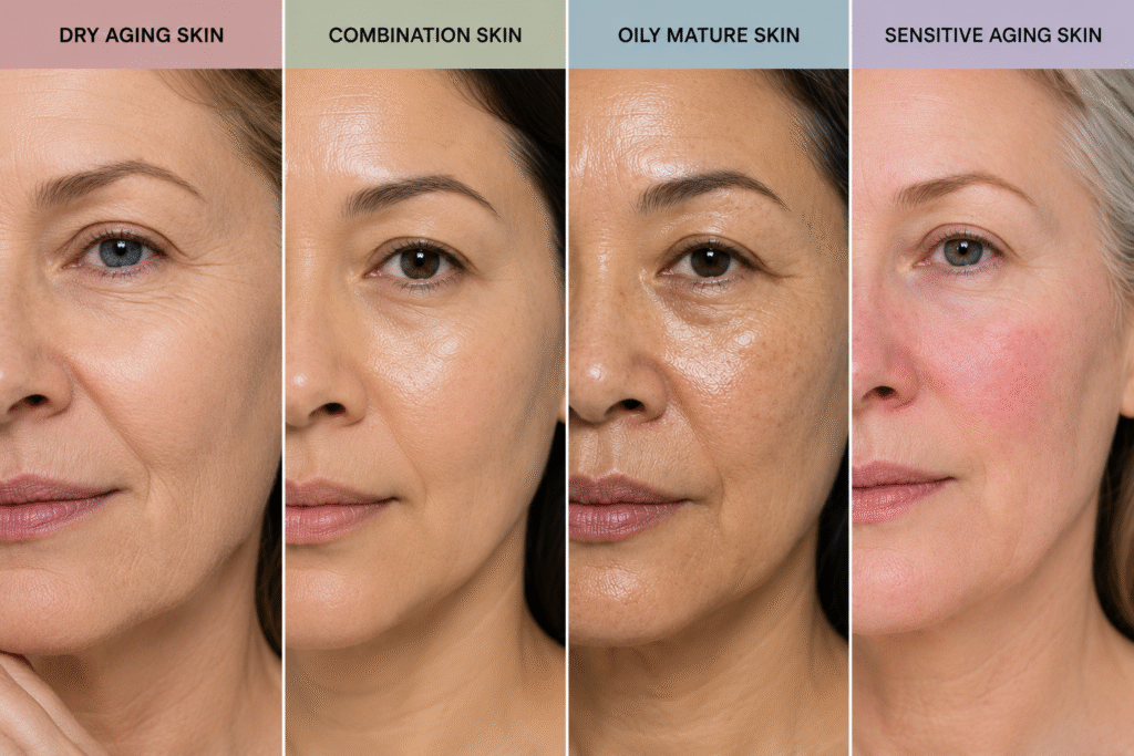 Different skin types