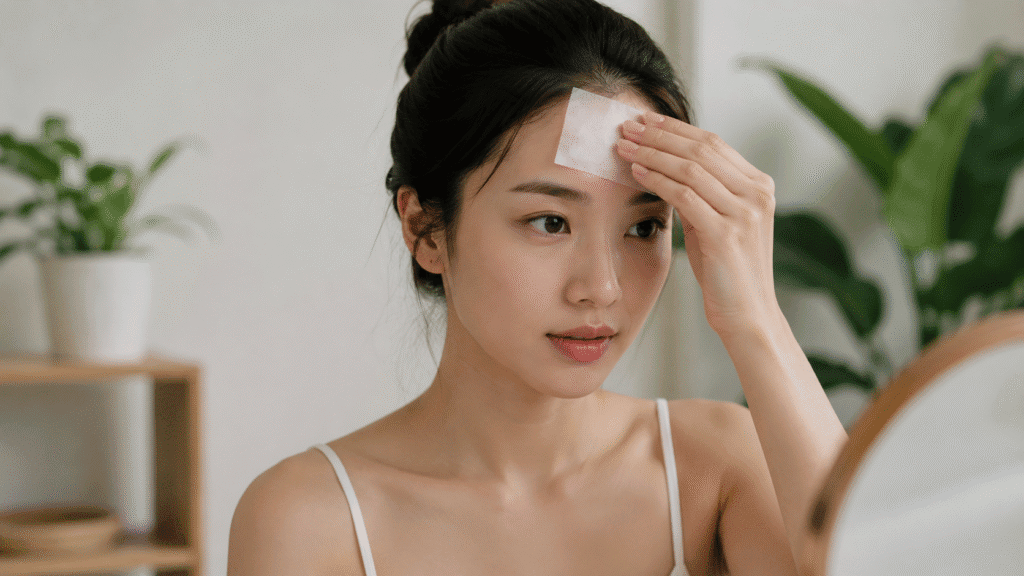 Why is my forehead so oily​