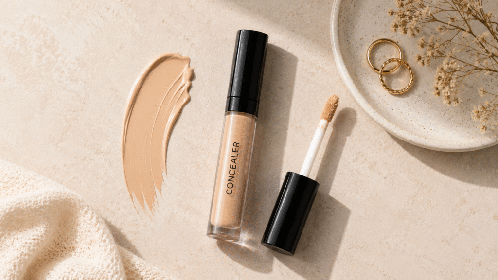 Flat lay image of concealer